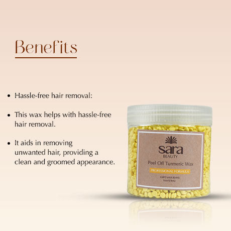 Sara Turmeric Beans Wax 400 G